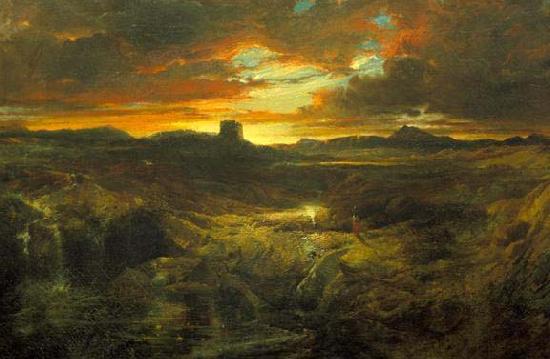 Thomas Moran Childe Roland to the Dark Tower Came oil painting image